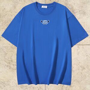 Off-White Men's T-Shirt Blue